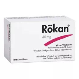 RÖKAN Comprimidos revestidos por película de 40 mg, 200 unidades