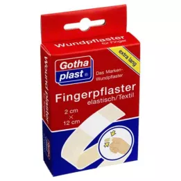 GOTHAPLAST Ligadura para os dedos 2x12 cm elástica, 5X2 pcs
