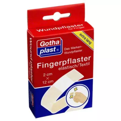 GOTHAPLAST Ligadura para os dedos 2x12 cm elástica, 5X2 pcs