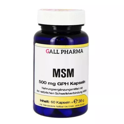 MSM 500 mg GPH cápsulas, 60 pcs