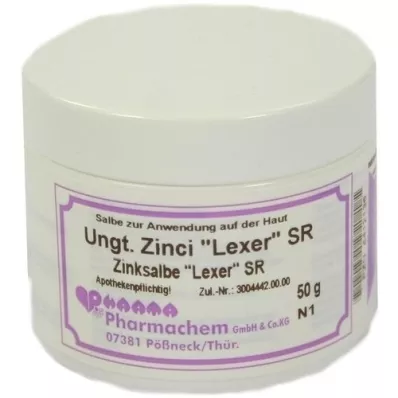 UNGUENTUM ZINCI Lexer SR, 50 g