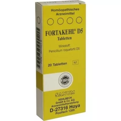 FORTAKEHL D 5 comprimidos, 20 unid