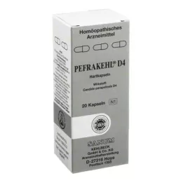 PEFRAKEHL Cápsulas D 4, 20 unidades