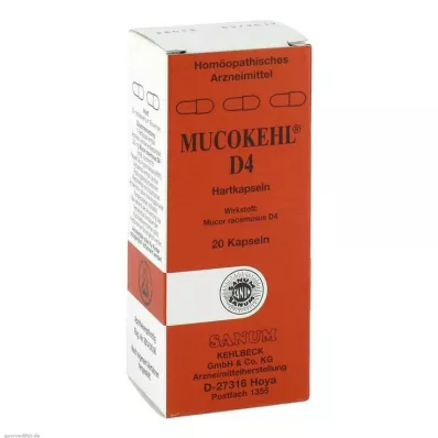 MUCOKEHL Cápsulas D 4, 20 unidades MUCOKEHL Cápsulas D 4, 20 unidades