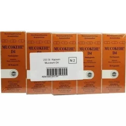 MUCOKEHL Cápsulas D 4, 10X20 pcs