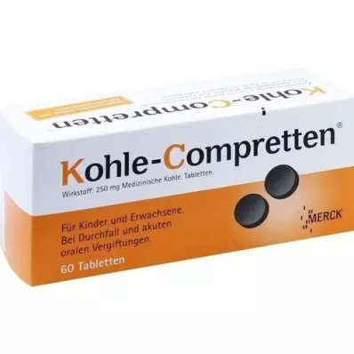 KOHLE Comprimidos Compretten, 60 unidades