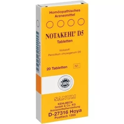 NOTAKEHL D 5 comprimidos, 20 unid