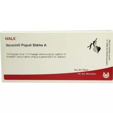 ISCUCIN Ampolas de amido populi A, 10X1 ml ISCUCIN Ampolas de amido populi A, 10X1 ml