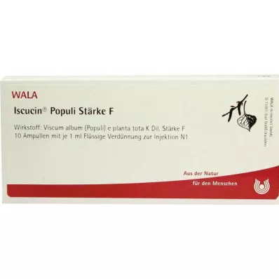 ISCUCIN Amido populi F ampolas, 10X1 ml ISCUCIN Amido populi F ampolas, 10X1 ml