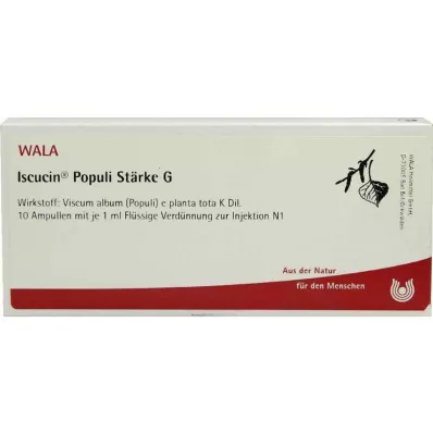 ISCUCIN Ampolas de amido populi G, 10X1 ml