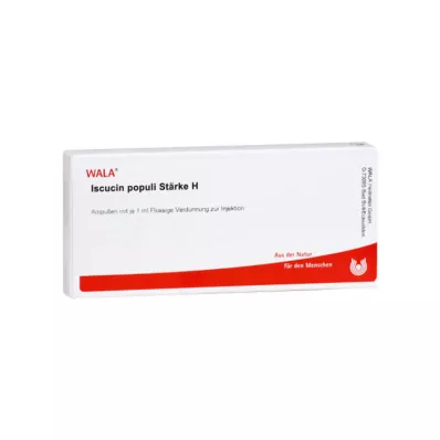 ISCUCIN Ampolas de amido populi H, 10X1 ml ISCUCIN Ampolas de amido populi H, 10X1 ml