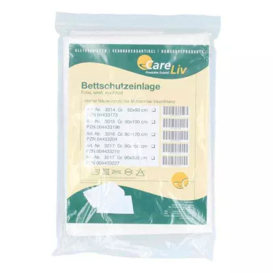 BETTSCHUTZEINLAGE Folha 60x90 cm branca, 1 pc