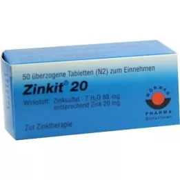 ZINKIT 20 comprimidos revestidos, 50 unid