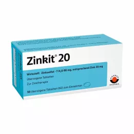 ZINKIT 20 comprimidos revestidos, 50 unid
