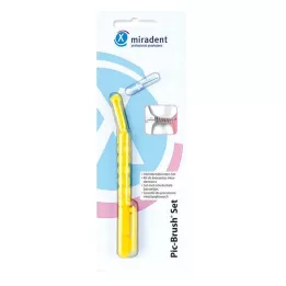 MIRADENT Conjunto de pincéis Interd. amarelo, 1 unidade