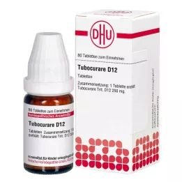 TUBOCURARE D 12 Comprimidos, 80 Cápsulas