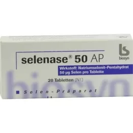 SELENASE 50 AP comprimidos, 20 unid
