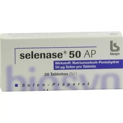 SELENASE 50 AP comprimidos, 20 unid