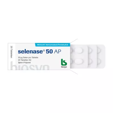 SELENASE 50 AP comprimidos, 20 unid