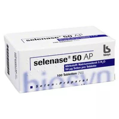 SELENASE 50 AP comprimidos, 100 unid
