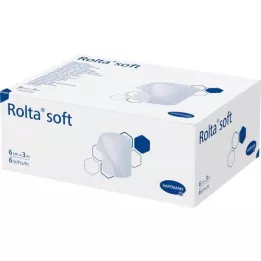 ROLTA Ligadura de algodão sintético macio 6 cmx3 m, 6 pcs