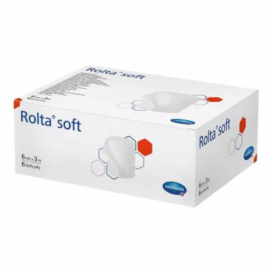 ROLTA Ligadura de algodão sintético macio 6 cmx3 m, 6 pcs