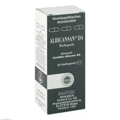 ALBICANSAN D 4 cápsulas, 20 unidades ALBICANSAN D 4 cápsulas, 20 unidades
