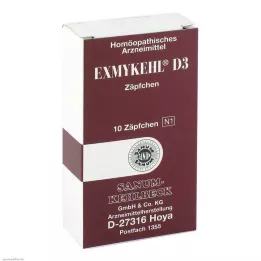 EXMYKEHL D 3 Supositórios, 10 unid