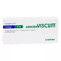 ABNOBAVISCUM Crataegi D 20 ampolas, 8 unid