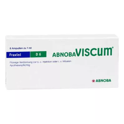 ABNOBAVISCUM Fraxini D 6 ampolas, 8 unid
