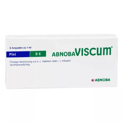 ABNOBAVISCUM Pini D 6 ampolas, 8 unid