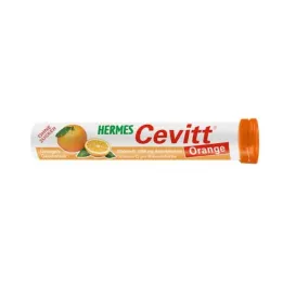 HERMES Cevitt Orange Effervescent Tablets, 20 unid