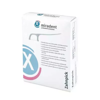 MIRADENT Fio dental em bastão Zahnpick, 100 unidades