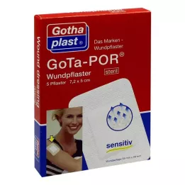 GOTA-POR Pensos para feridas 5x7,2 cm estéreis, 5 unidades