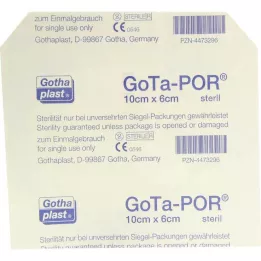 GOTA-POR Gesso para feridas estéril 60x100 mm, 1 pc