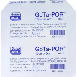 GOTA-POR Pensos para feridas estéreis 80x100 mm, 1 pc