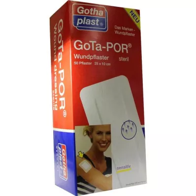 GOTA-POR Pensos para feridas estéreis 100x250 mm, 50 unidades GOTA-POR Pensos para feridas estéreis 100x250 mm, 50 unidades