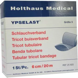 SCHLAUCHVERBAND Ypselast tamanho 5 20 m branco, 1 peça