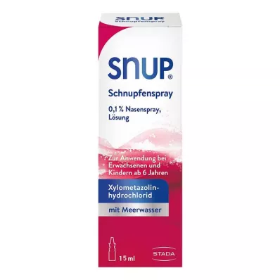 SNUP Spray frio 0,1% spray nasal, 15 ml SNUP Spray frio 0,1% spray nasal, 15 ml
