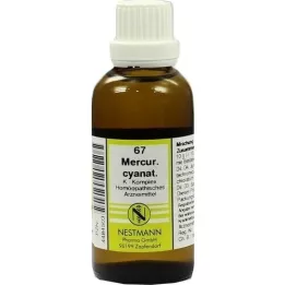 MERCURIUS CYANATUS Complexo K N.º 67 Diluição, 50 ml