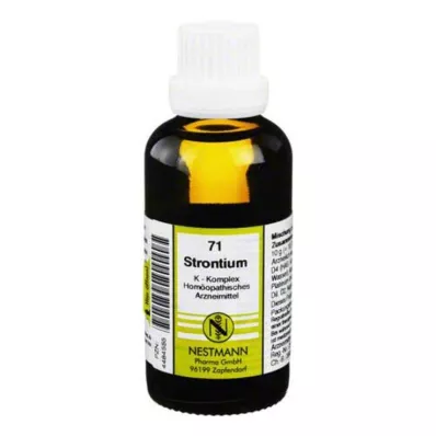 STRONTIUM Complexo K N.º 71 Diluição, 50 ml STRONTIUM Complexo K N.º 71 Diluição, 50 ml