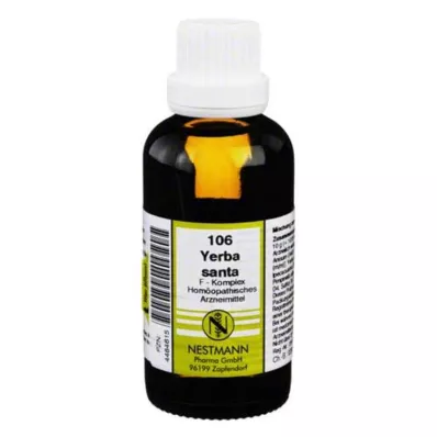 YERBA SANTA Complexo F n.º 106 Diluição, 50 ml