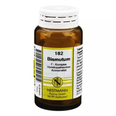 BISMUTUM F Complex Tablets No.182, 120 Cápsulas BISMUTUM F Complex Tablets No.182, 120 Cápsulas