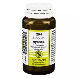 ZINCUM CYANATUM F Complex No. 204 Comprimidos, 120 Cápsulas