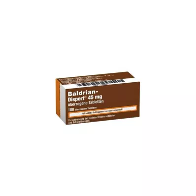 BALDRIAN DISPERT Comprimidos revestidos de 45 mg, 100 unidades
