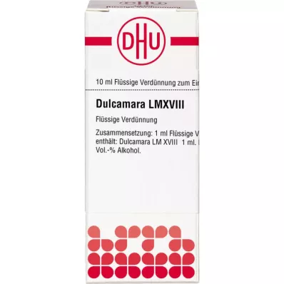 DULCAMARA LM XVIII Diluição, 10 ml