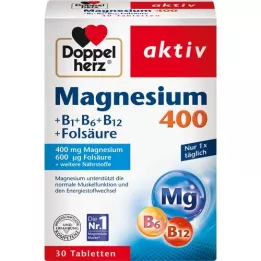 DOPPELHERZ Magnésio 400 mg comprimidos, 30 unid