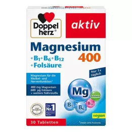 DOPPELHERZ Magnésio 400 mg comprimidos, 30 unid