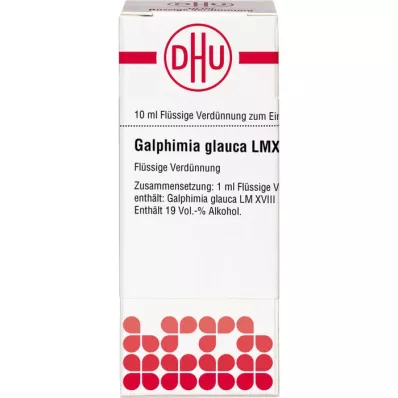 GALPHIMIA GLAUCA LM XVIII Diluição, 10 ml
