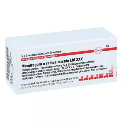 MANDRAGORA E radice siccata LM XXX Glóbulos, 5 g